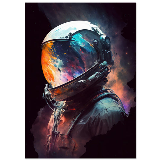 Astronaut Abstrakt Poster