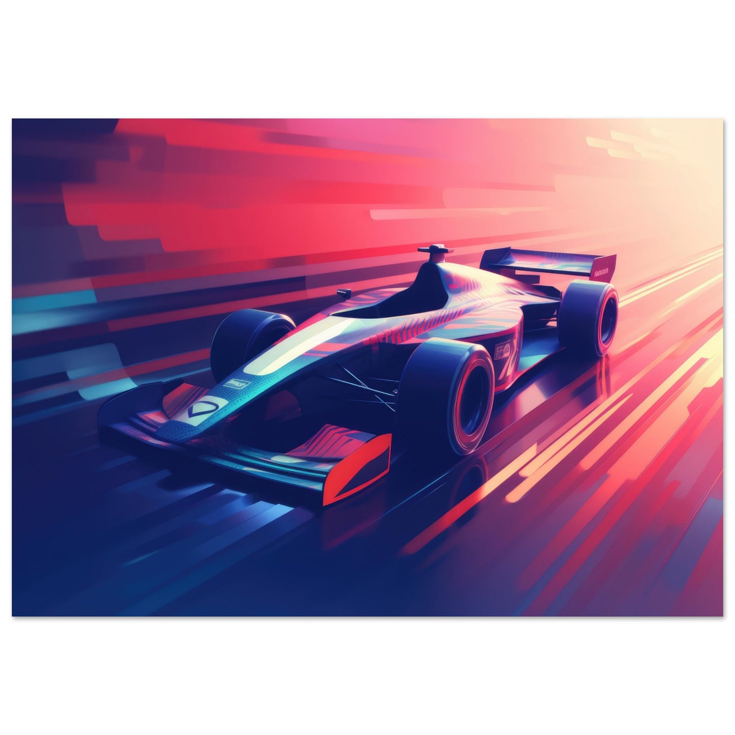 Formel 1 Illustration Poster