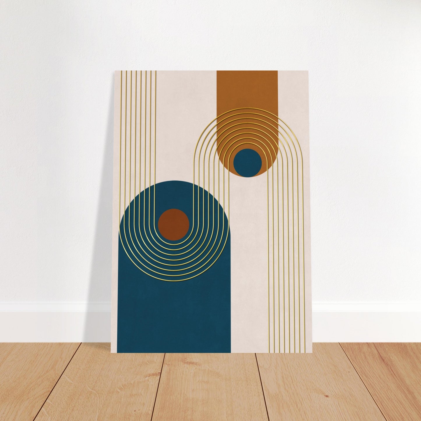 Abstract Lines No. 4 Poster