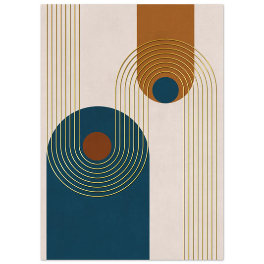 Abstract Lines No.1 Poster