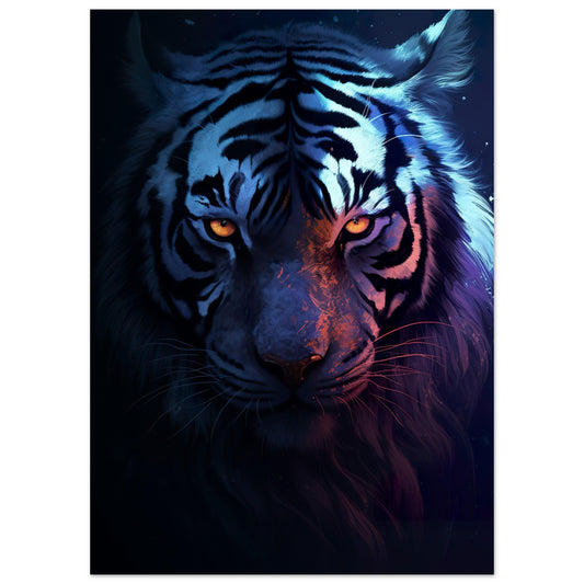 Dunkler Tiger Poster