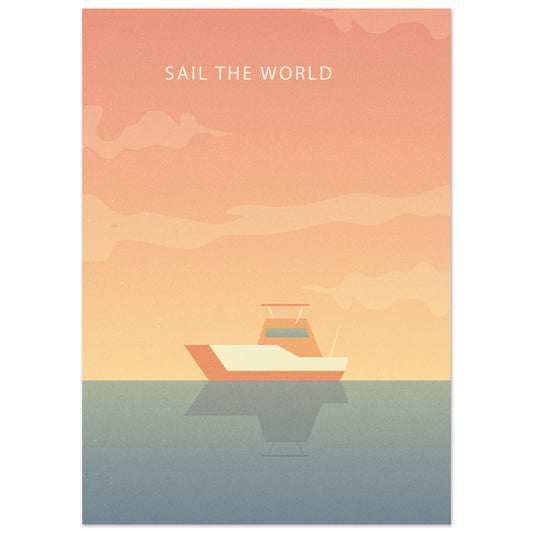Sail the World Poster