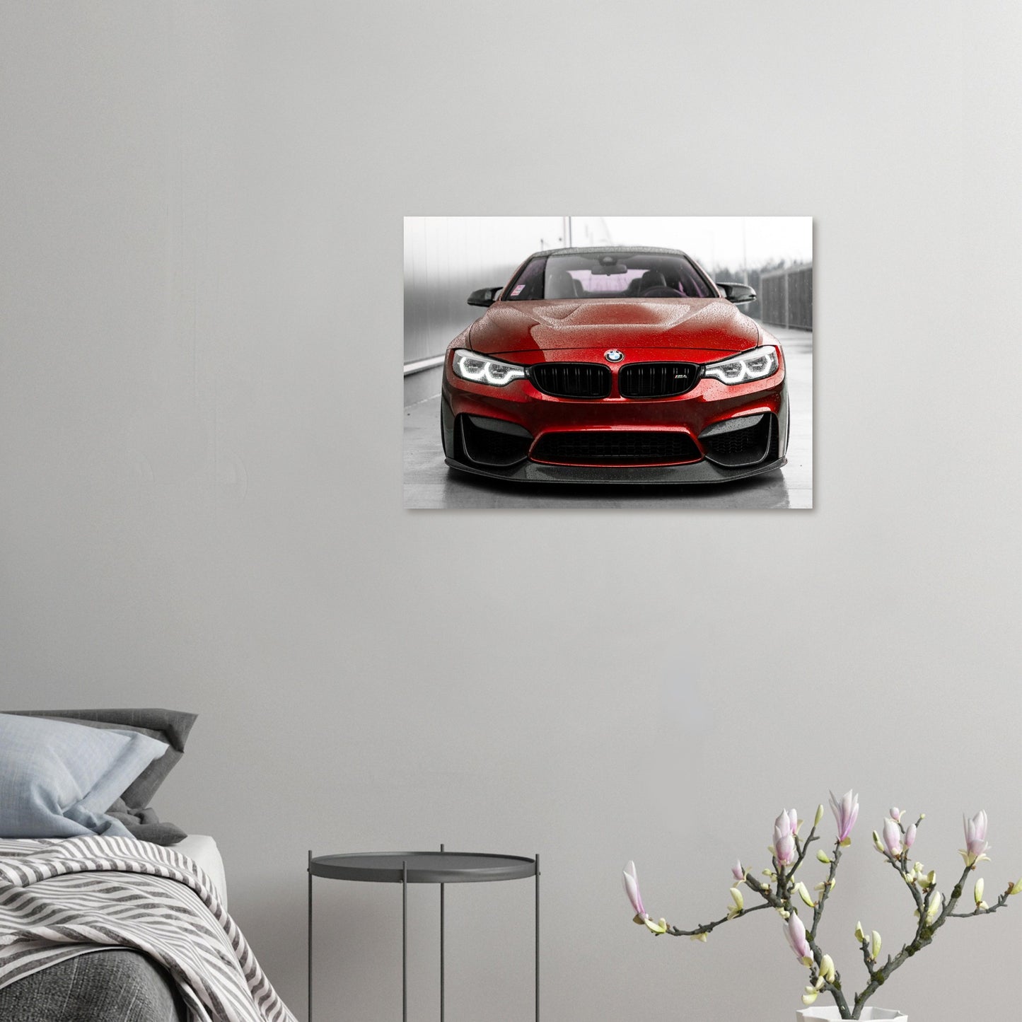 Roter BMW Poster