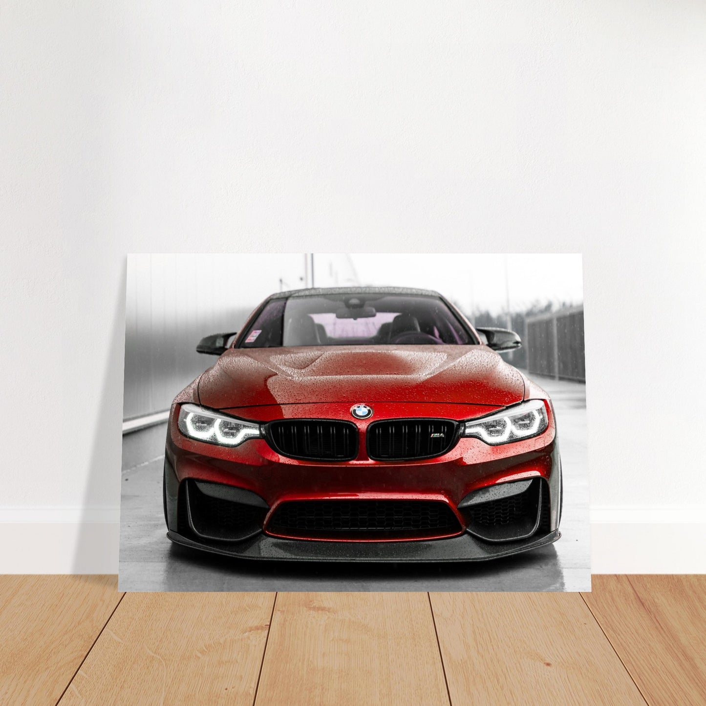 Roter BMW Poster