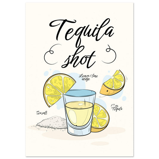 Tequila Shot Poster