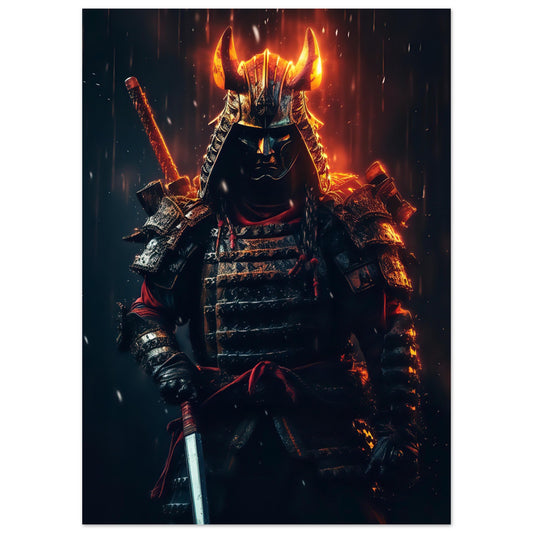 Matrix Samurai Poster