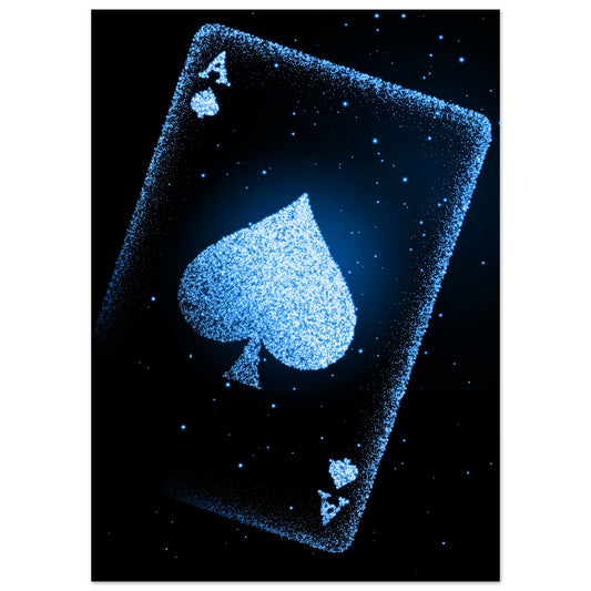 Ass Poker Karte Poster