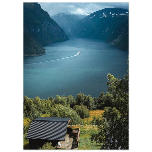 Fjord in Norwegen Poster