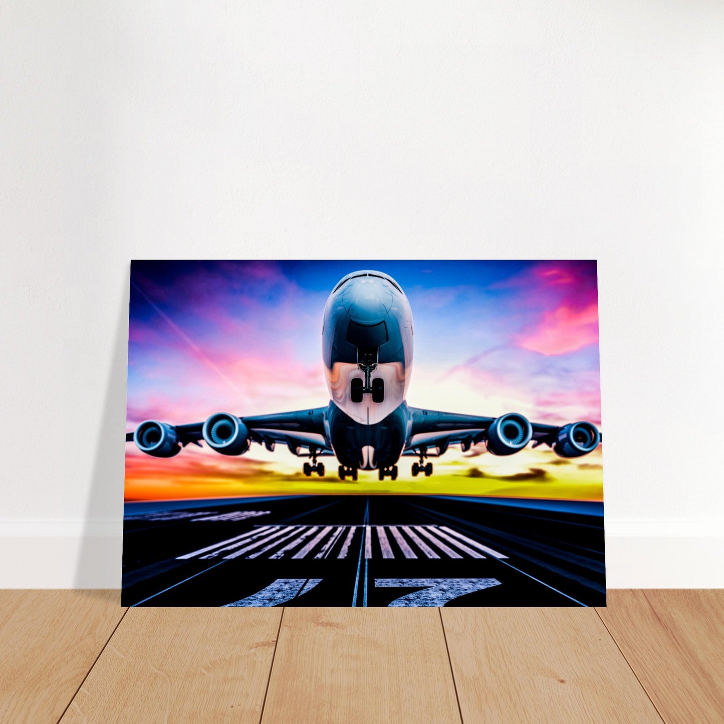 A380 Flugzeug Take Off Poster