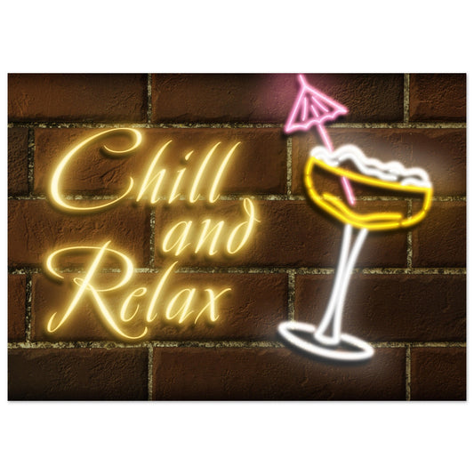 Chill and Relax Poster